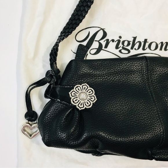 BRIGHTON Trish Black Leather Small Handbag - Picture 5 of 8